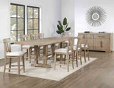 Napa 5-Piece Counter Dining Set, Sand(Table & 4 Counter Chairs) from Steve Silver - Luna Furniture