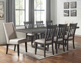 Napa 7-Piece Dining Set(Table, 2 Upholstered & 4 Side Chairs) - SET | NP500T | NP500S(4) | NP500US(2)