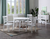 Naples 5-Piece Drop-Leaf Dining(Table & 4 Side Chairs) from Steve Silver - Luna Furniture