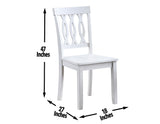 Naples Side Chair, White, Set of 2 from Steve Silver - Luna Furniture