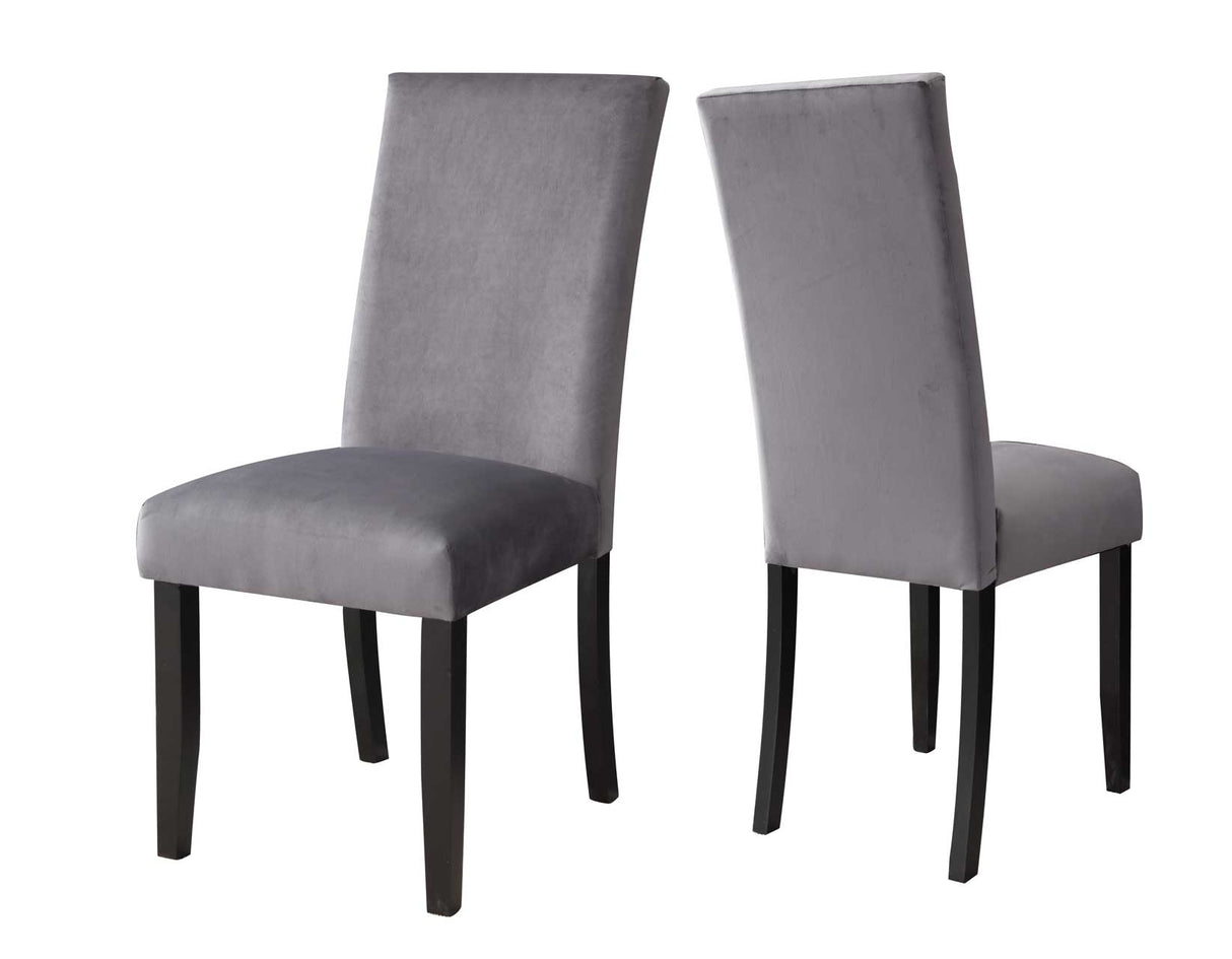 Napoli 6-Piece 64-inch Gray Marble Dining Set(Table, Bench & 4 Side Chairs) - SET | NL500GT | NL500SG(4) | NL500BNG