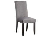 Napoli Side Chair, Gray Velvet - NL500SG