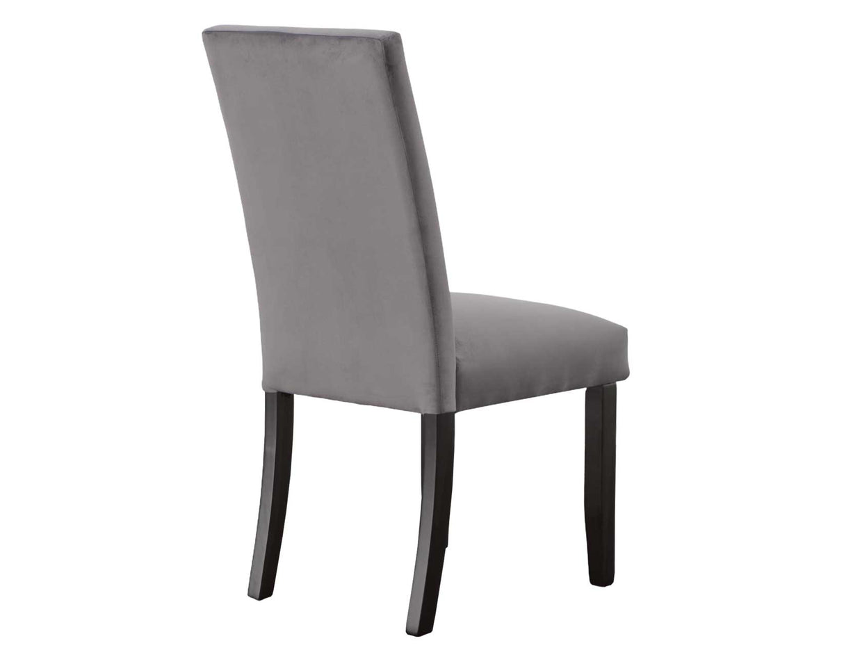 Napoli Side Chair, Gray Velvet - NL500SG