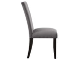 Napoli Side Chair, Gray Velvet - NL500SG