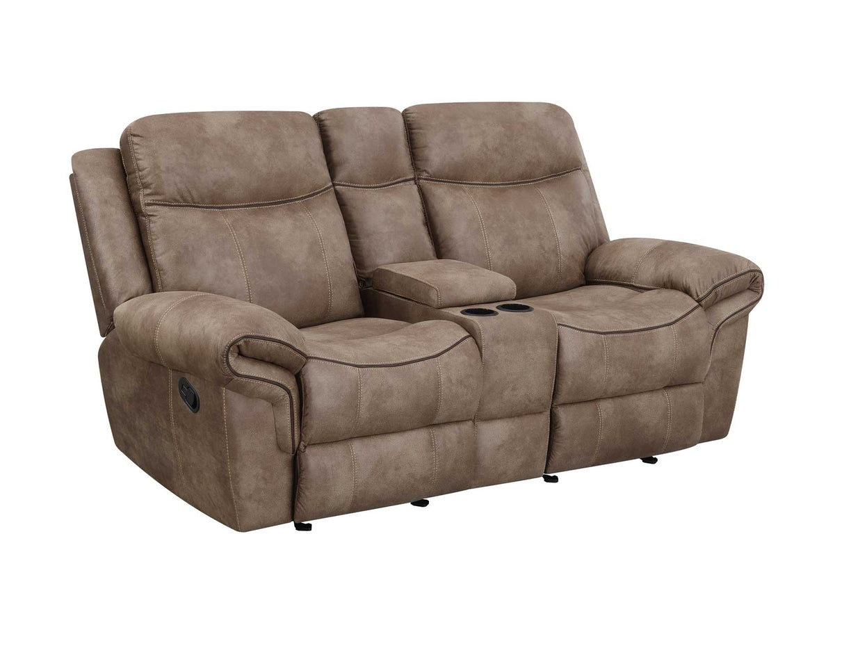 Nashville Manual Glider Recliner Console Loveseat - NH850CL