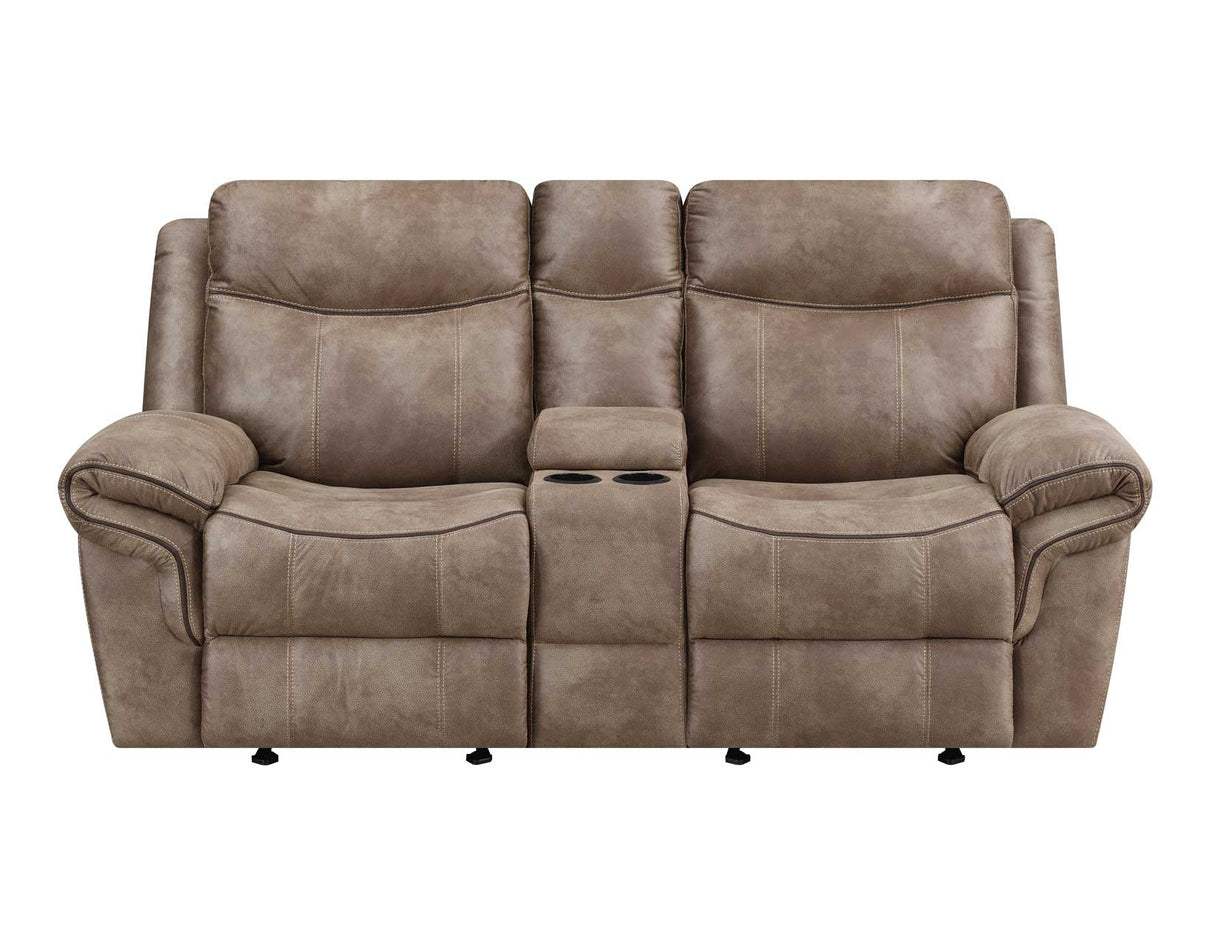 Nashville Manual Glider Recliner Console Loveseat - NH850CL