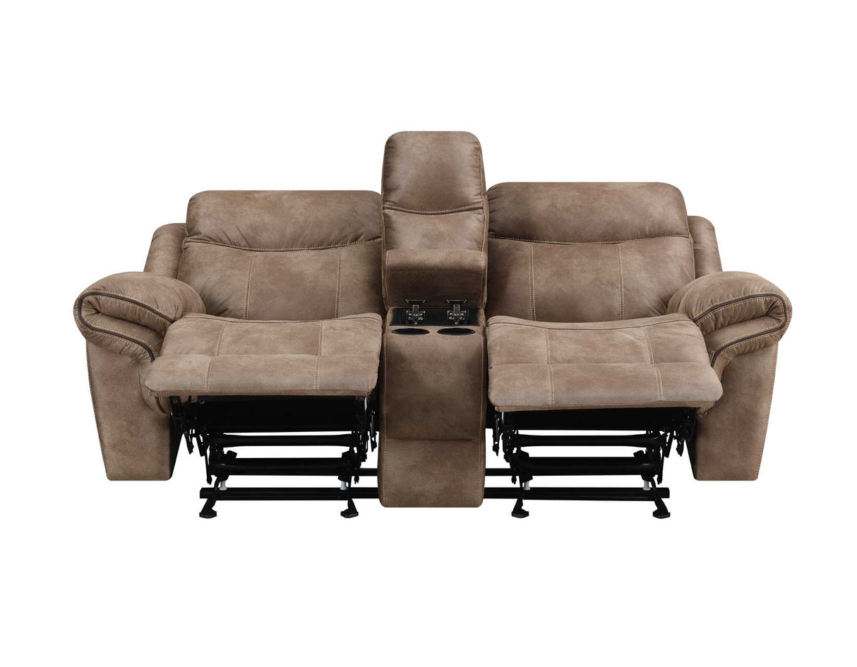 Nashville Manual Glider Recliner Console Loveseat - NH850CL