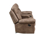 Nashville Manual Glider Recliner Console Loveseat - NH850CL