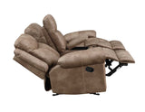 Nashville Manual Glider Recliner Console Loveseat - NH850CL