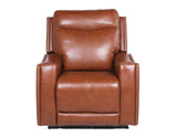 Natalia Dual-Power Leather Recliner, Coach from Steve Silver - Luna Furniture