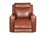 Natalia Dual-Power Leather Recliner, Coach from Steve Silver - Luna Furniture