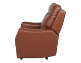 Natalia Dual-Power Leather Recliner, Coach from Steve Silver - Luna Furniture