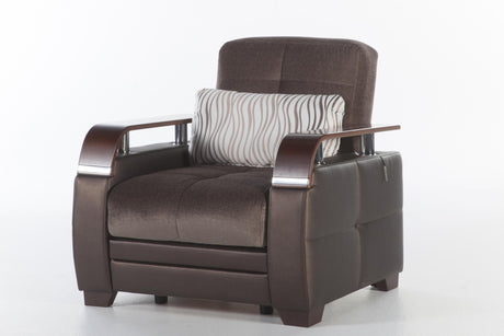 Natural Armchair (Prestige Brown) 2 Pieces - 10-NAT-C532D-01-0