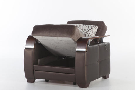 Natural Armchair (Prestige Brown) 2 Pieces - 10-NAT-C532D-01-0