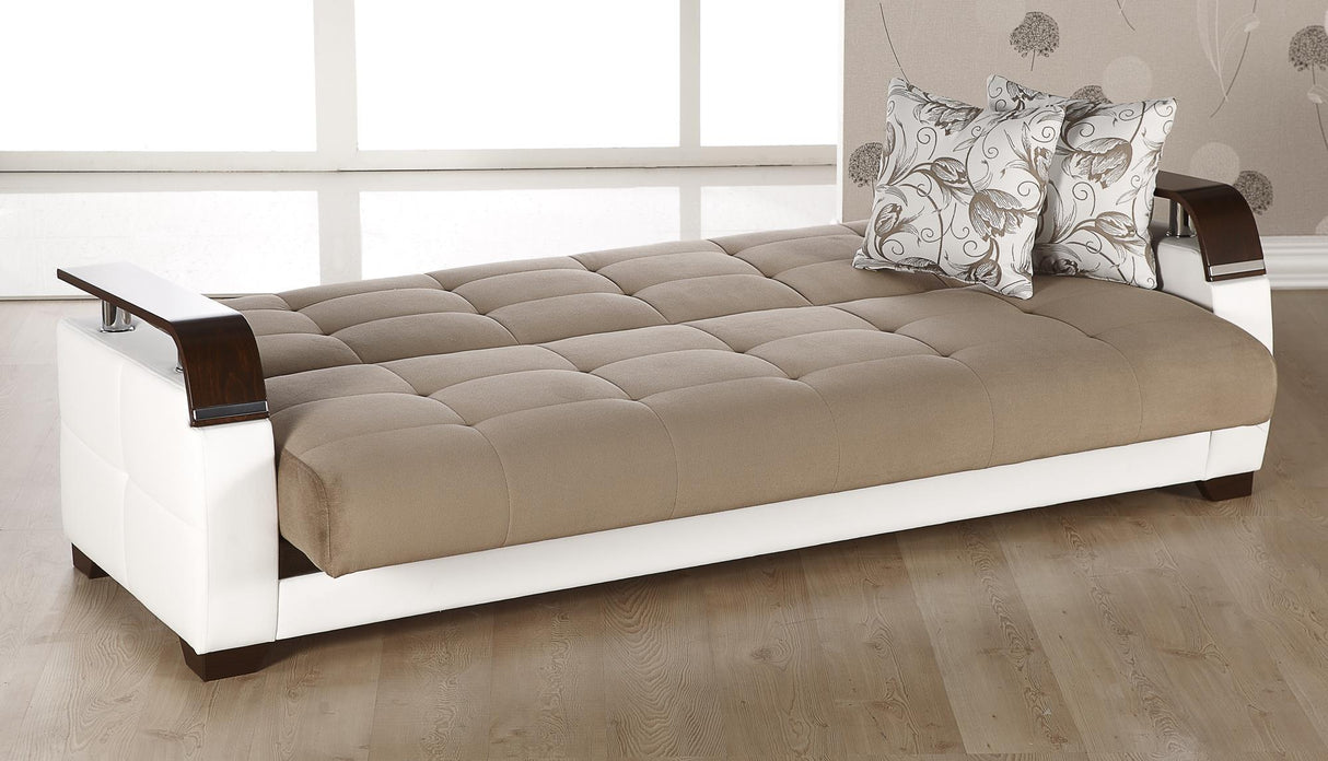 Natural Naomi Light Brown Loveseat from Bellona - Luna Furniture