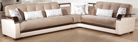 Natural Sectional (Naomi L.Brown) 4 Pieces - 10-NAT-EM02D-05-0