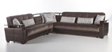 Natural Sectional (Prestige Brown) 4 Pieces - 10-NAT-C532D-05-0