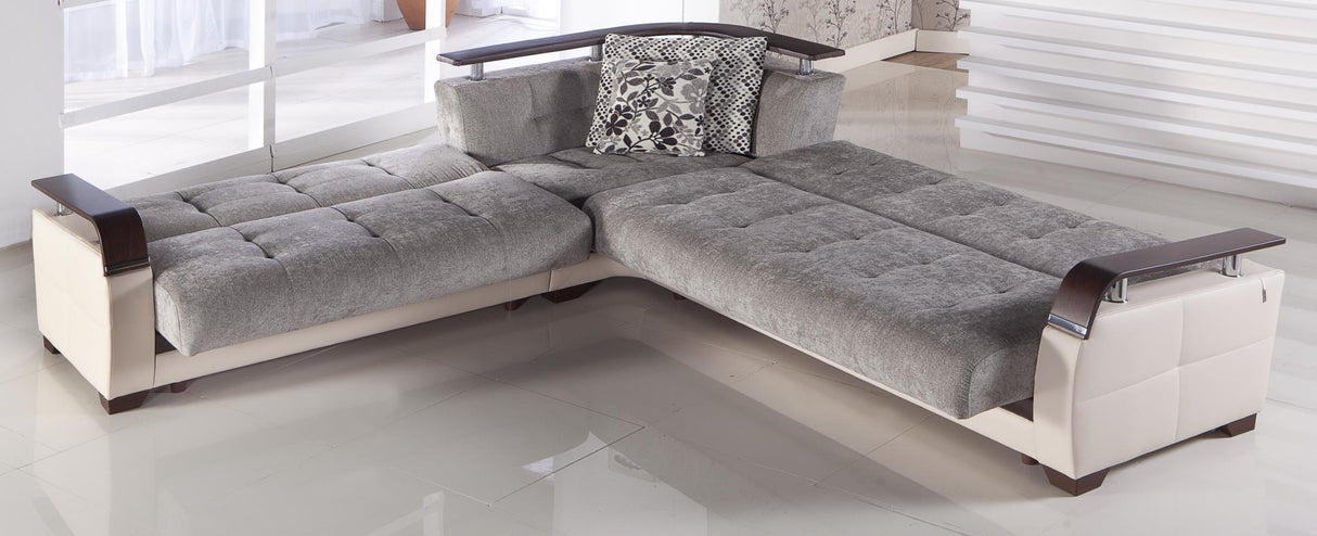 Natural Sectional (Valencia Grey) 4 Pieces - 10-NAT-DF27D-05-0