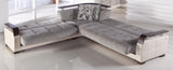 Natural Sectional (Valencia Grey) 4 Pieces - 10-NAT-DF27D-05-0