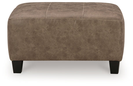 Navi 2-Piece Sectional with Ottoman in Fossil - PKG016507