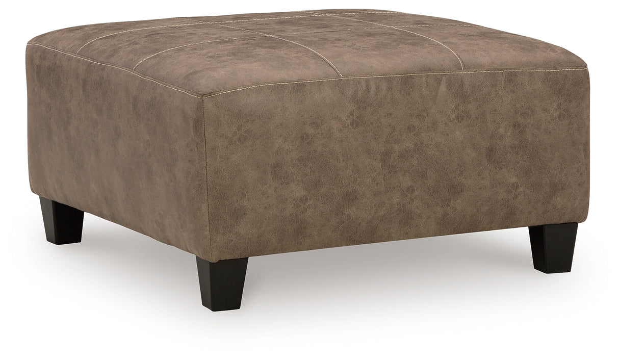 Navi 2-Piece Sectional with Ottoman in Fossil - PKG016507