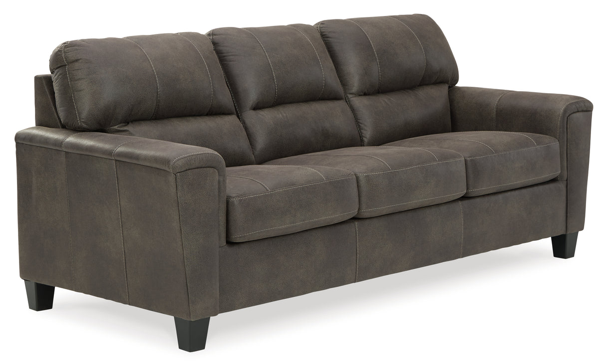 Navi Sofa and Loveseat in Smoke - PKG007390