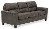 Navi Sofa and Loveseat in Smoke - PKG007390