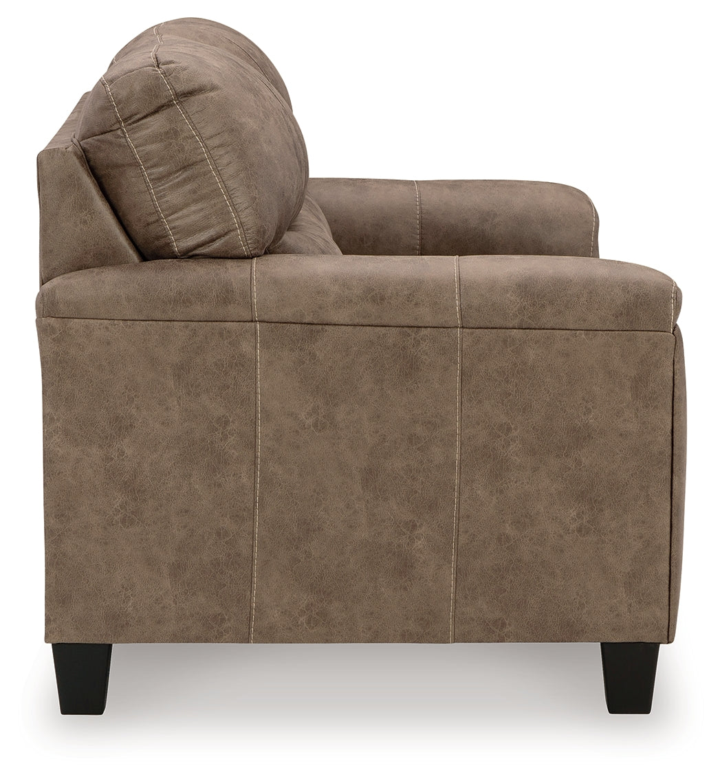 Navi Sofa, Loveseat and Recliner in Fossil - PKG016505