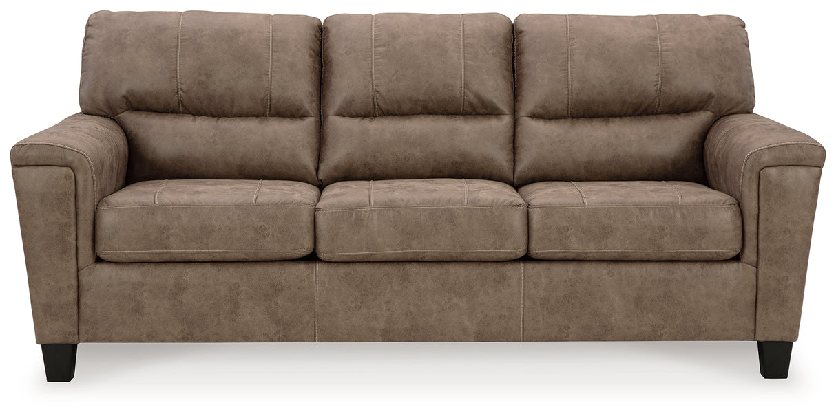 Navi Sofa, Loveseat and Recliner in Fossil - PKG016505