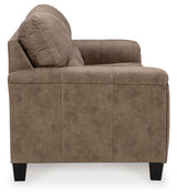 Navi Sofa, Loveseat and Recliner in Fossil - PKG016505