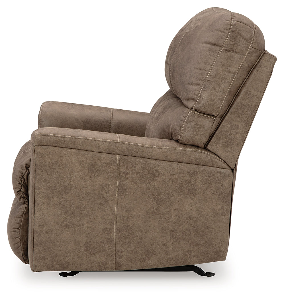 Navi Sofa, Loveseat and Recliner in Fossil - PKG016505