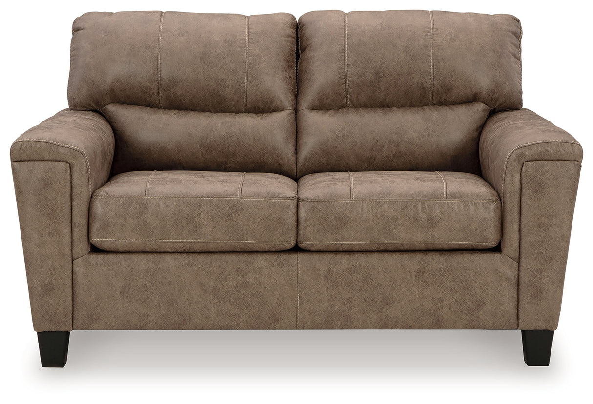 Navi Sofa, Loveseat and Recliner in Fossil - PKG016505