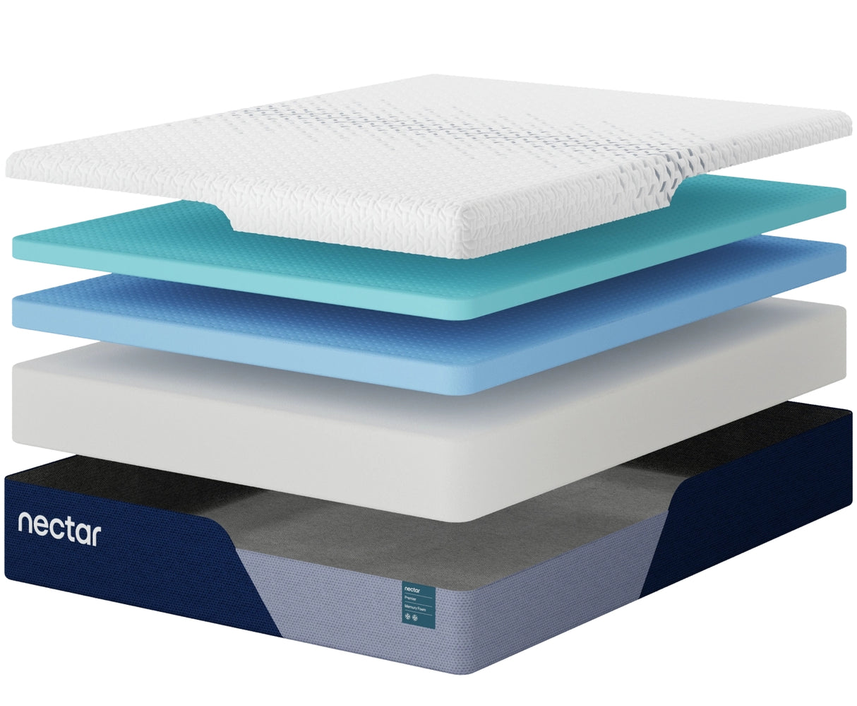 Nectar Foam Premier 5.1 White King Mattress from Ashley - Luna Furniture