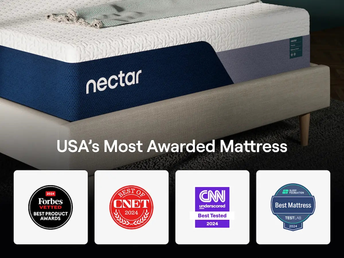 Nectar Foam Premier 5.1 White Queen Mattress from Ashley - Luna Furniture