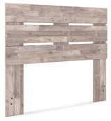 Neilsville Full Panel Headboard Bed with Dresser in Whitewash from Ashley - Luna Furniture