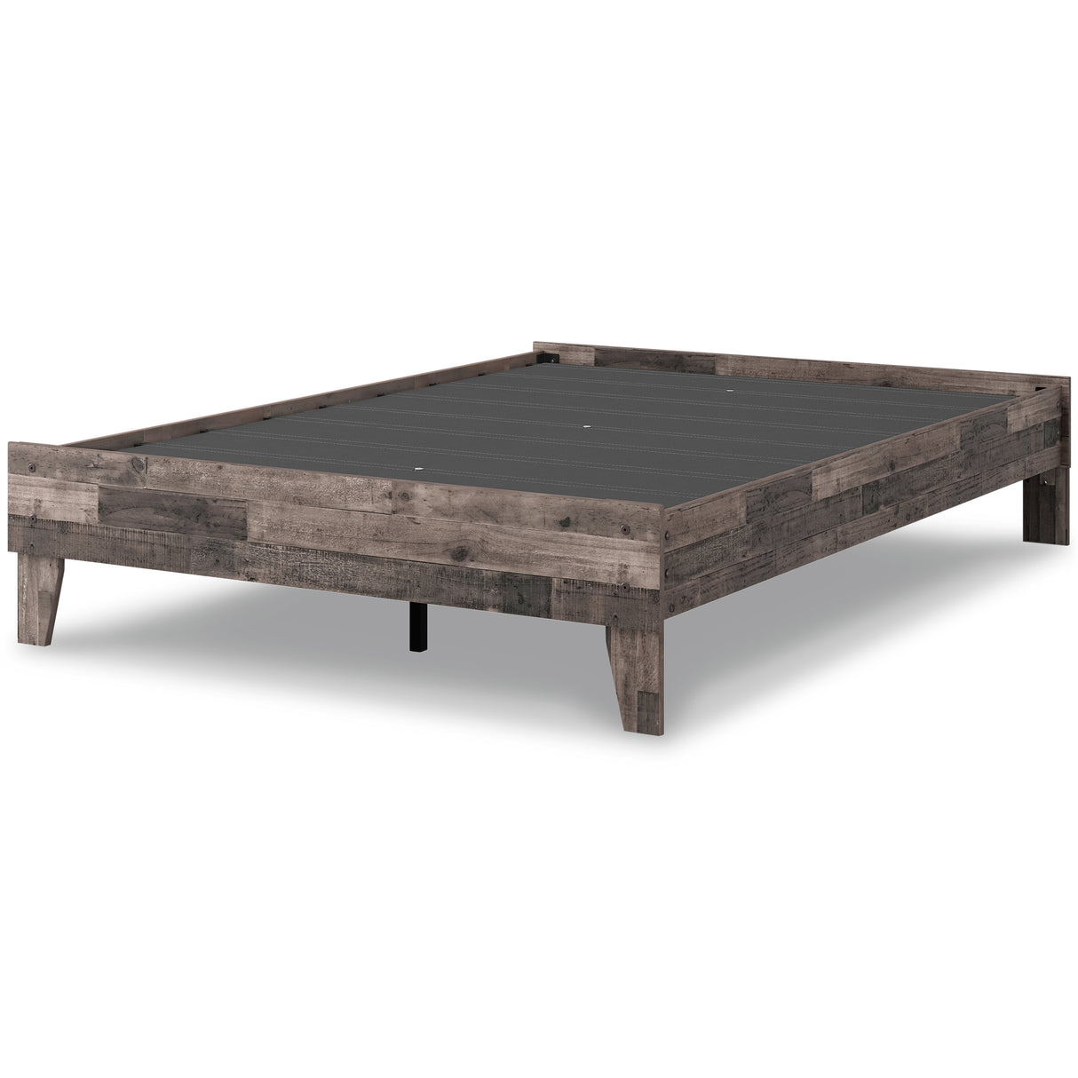 Neilsville Full Platform Bed with Mattress in Multi Gray from Ashley - Luna Furniture