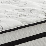 Neilsville Full Platform Bed with Mattress in Whitewash - PKG018262