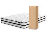 Neilsville Full Platform Bed with Mattress in Whitewash - PKG018262