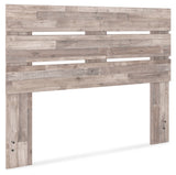 Neilsville Queen Panel Headboard Bed with Dresser in Whitewash from Ashley - Luna Furniture