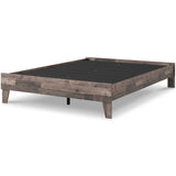 Neilsville Queen Platform Bed with Mattress in Multi Gray from Ashley - Luna Furniture