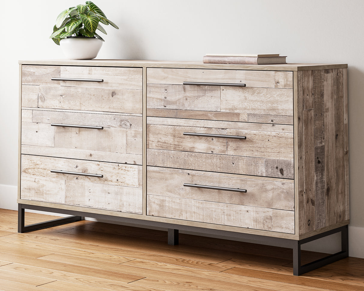 Neilsville Whitewash Dresser from Ashley - Luna Furniture