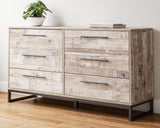 Neilsville Whitewash Dresser from Ashley - Luna Furniture