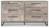 Neilsville Whitewash Dresser from Ashley - Luna Furniture