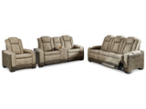 Next-Gen DuraPella Sofa, Loveseat and Recliner in Sand - PKG013055