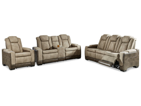 Next-Gen DuraPella Sofa, Loveseat and Recliner in Sand from Ashley - Luna Furniture