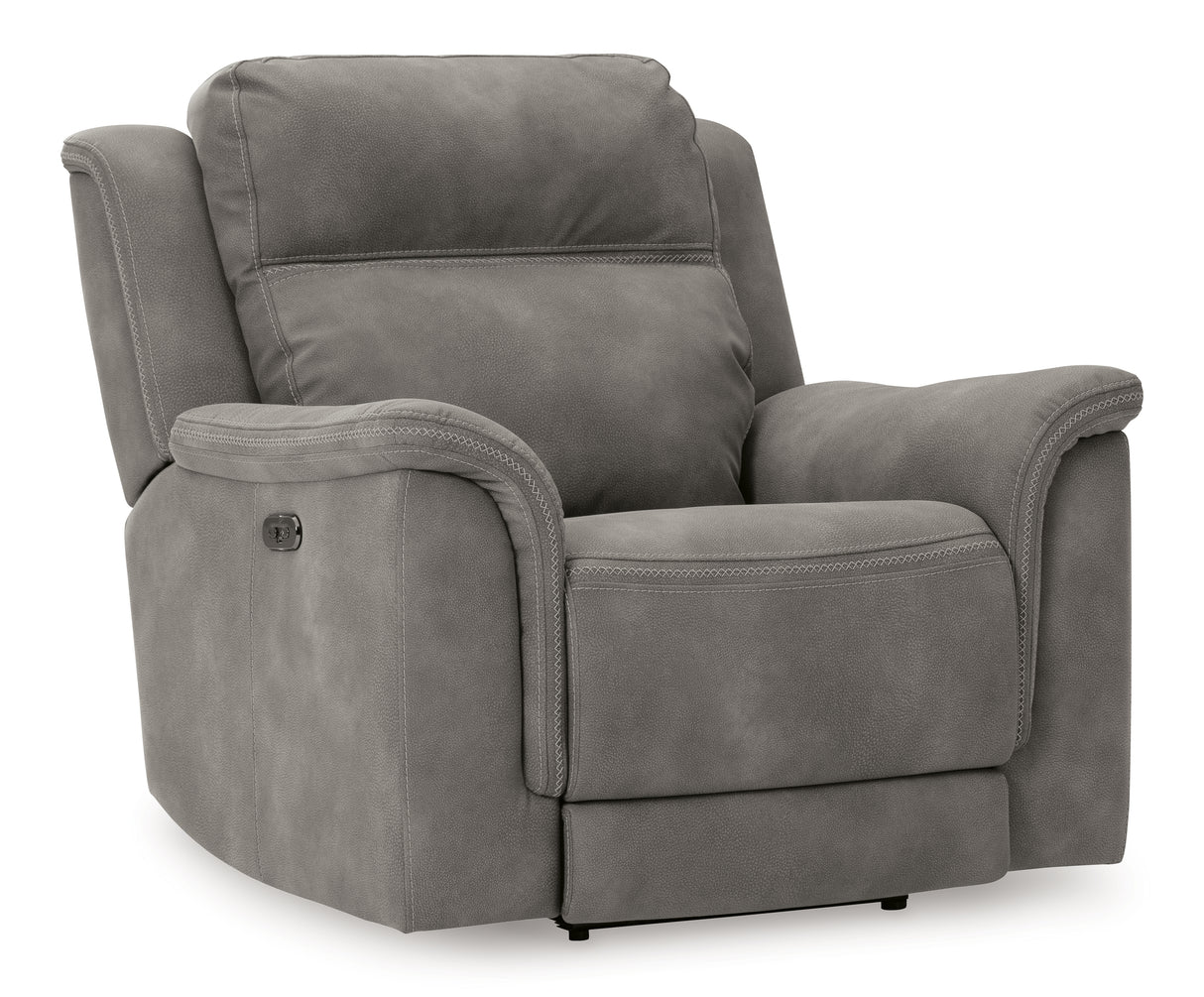 Next-Gen DuraPella Sofa, Loveseat and Recliner in Slate - PKG008141