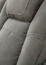 Next-Gen DuraPella Sofa, Loveseat and Recliner in Slate - PKG013057