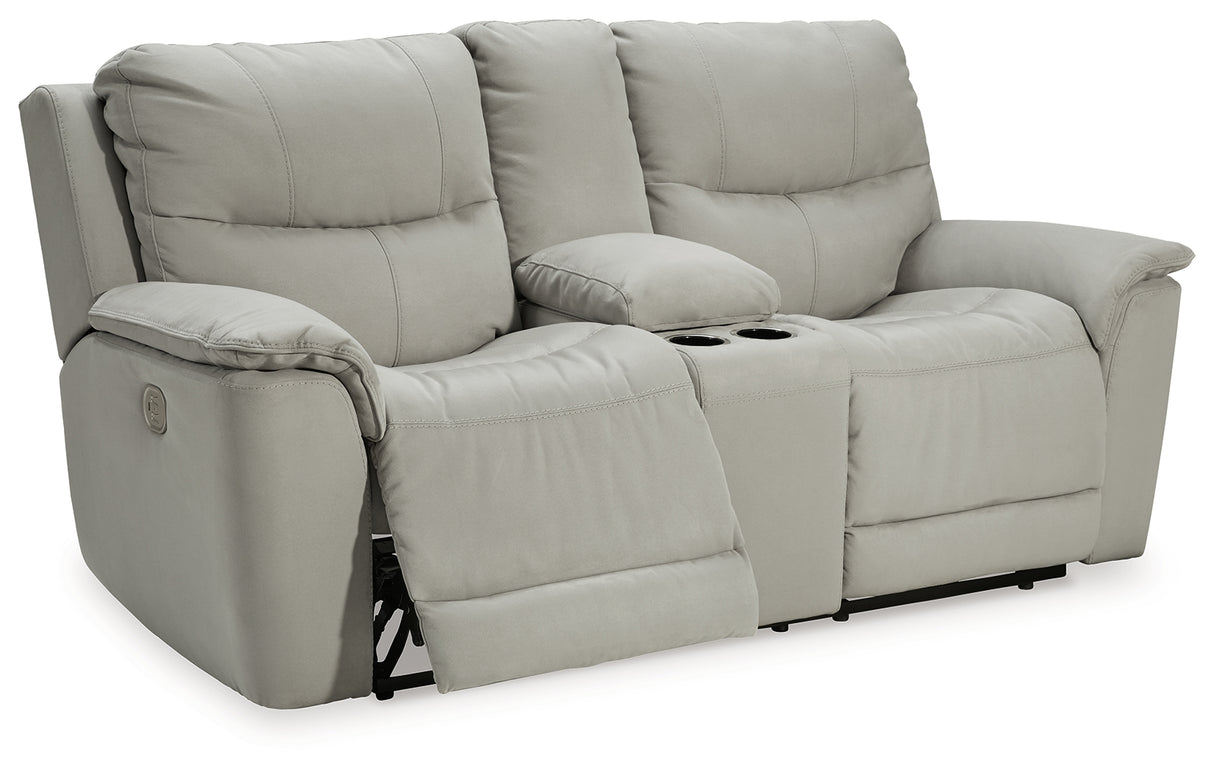 Next-Gen Gaucho Sofa, Loveseat and Recliner in Fossil - PKG013178