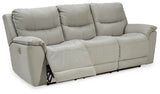 Next-Gen Gaucho Sofa, Loveseat and Recliner in Fossil - PKG013178