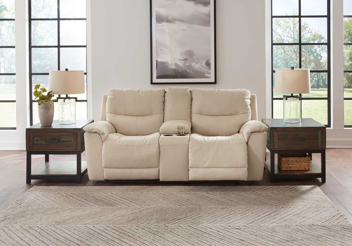 Next-Gen Gaucho Sofa, Loveseat and Recliner in Latte - PKG013180